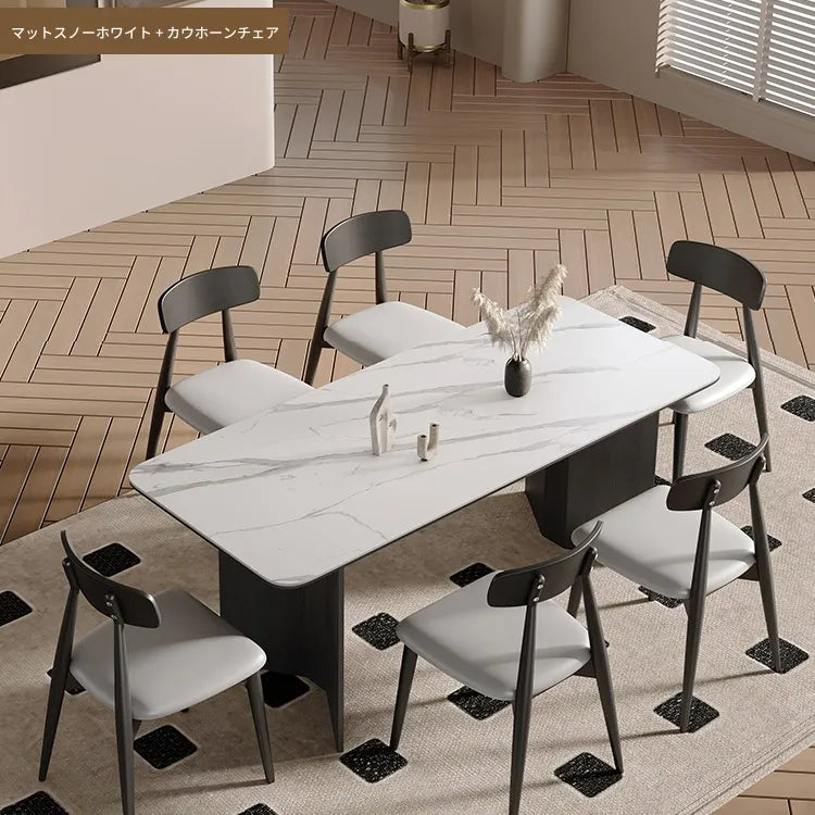 テーブル ホワイト ブラック カラー1 カラー2 カラー3 カラー4 セラミック 多層板 hjj-3640
