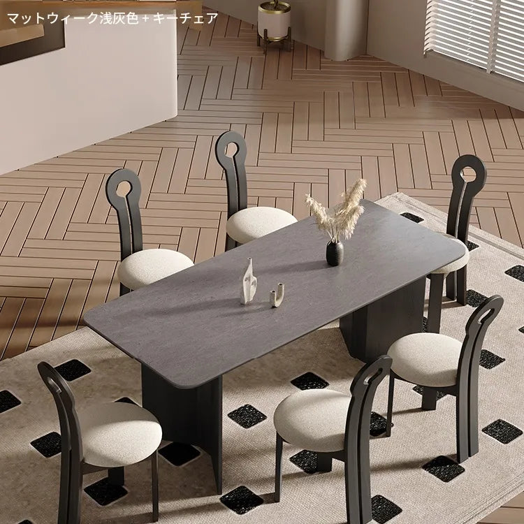 テーブル ホワイト ブラック カラー1 カラー2 カラー3 カラー4 セラミック 多層板 hjj-3640