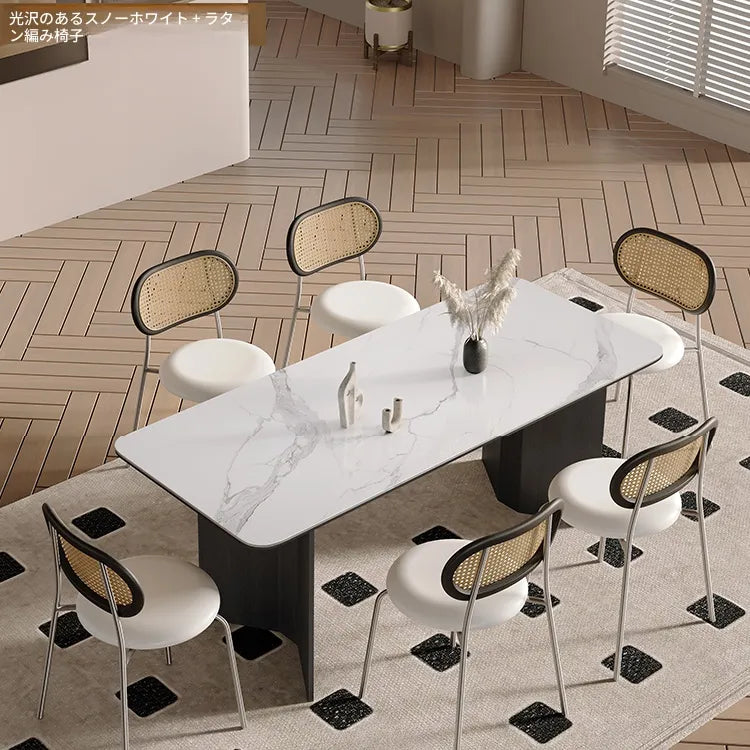 テーブル ホワイト ブラック カラー1 カラー2 カラー3 カラー4 セラミック 多層板 hjj-3640