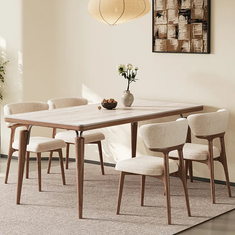 テーブル ベージュ セラミック アッシュ材 多層板 ステンレス hjj-3644