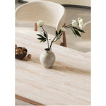 テーブル ベージュ セラミック アッシュ材 多層板 ステンレス hjj-3644