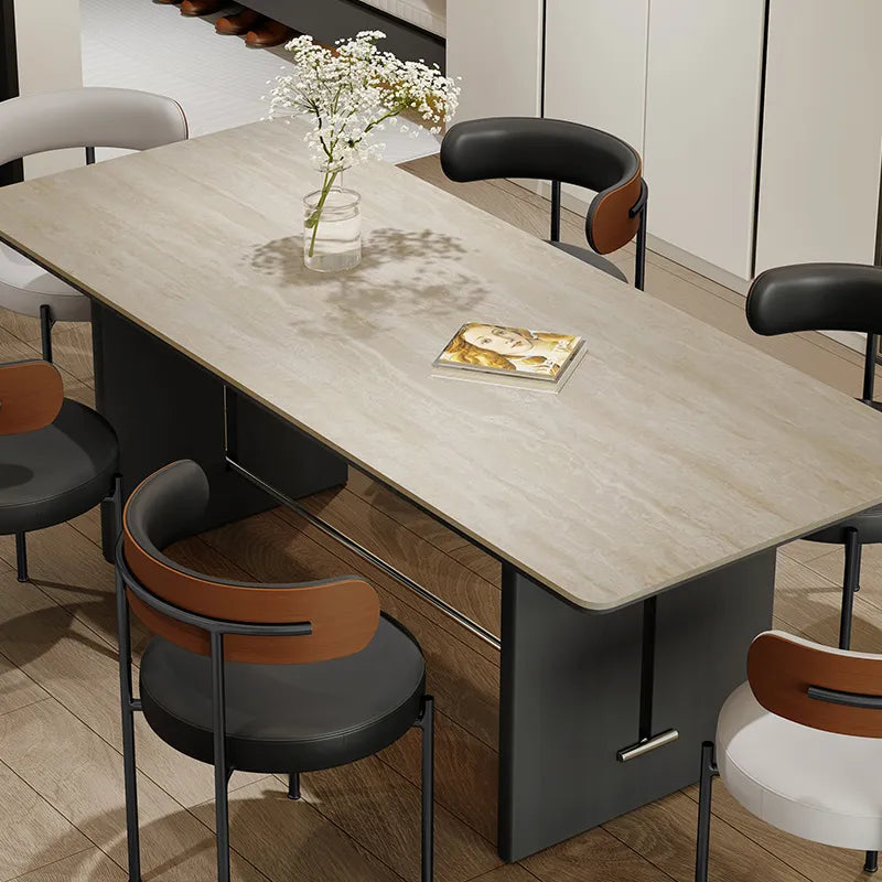 テーブル ベージュ オーク 多層板 セラミック ステンレス hjj-3650