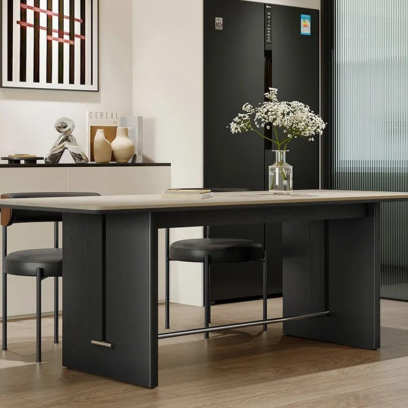 テーブル ベージュ オーク 多層板 セラミック ステンレス hjj-3650