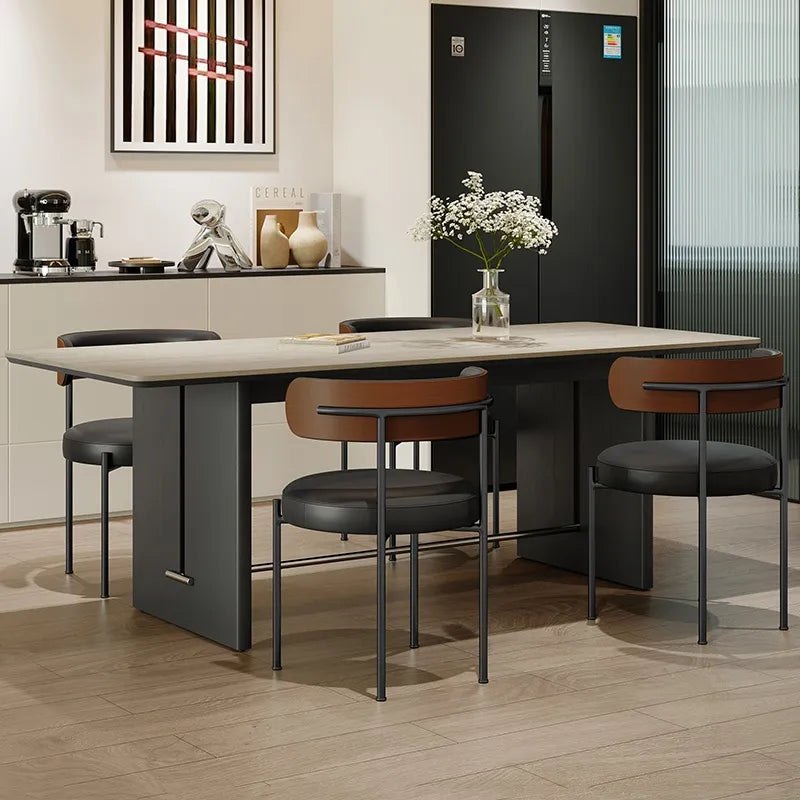 テーブル ベージュ オーク 多層板 セラミック ステンレス hjj-3650