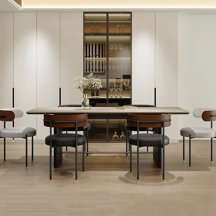 テーブル ベージュ オーク 多層板 セラミック ステンレス hjj-3650