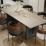 テーブル ベージュ オーク 多層板 セラミック ステンレス hjj-3650