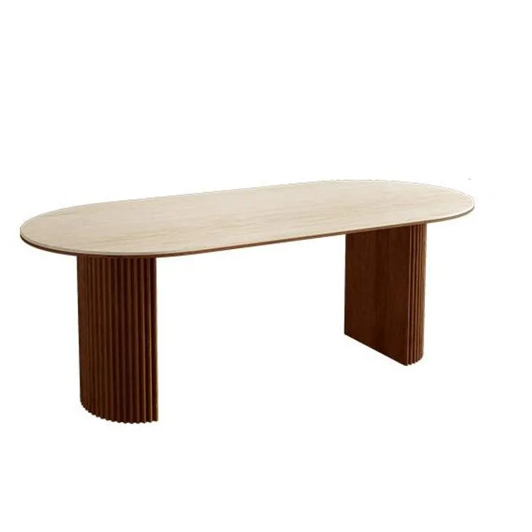 テーブル ベージュ セラミック 繊維板 hjj-3652