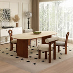 テーブル ベージュ セラミック 繊維板 hjj-3652