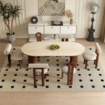 テーブル ベージュ セラミック 繊維板 hjj-3652