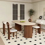 テーブル ベージュ セラミック 繊維板 hjj-3652