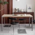 中古風セラミック天板ダイニングテーブル ホワイト 北欧 長方形 アイランドテーブル hjj-3656