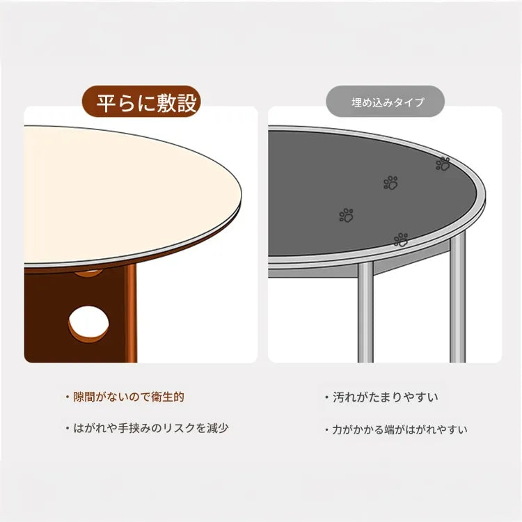 ラウンド セラミック天板 ダイニングテーブル 小型家庭用 ステンレス脚 北欧フレンチヴィンテージ風 無垢材 中古調 丸テーブル hjj-3659