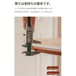 ラウンド セラミック天板 ダイニングテーブル 小型家庭用 ステンレス脚 北欧フレンチヴィンテージ風 無垢材 中古調 丸テーブル hjj-3659