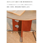 ラウンド セラミック天板 ダイニングテーブル 小型家庭用 ステンレス脚 北欧フレンチヴィンテージ風 無垢材 中古調 丸テーブル hjj-3659