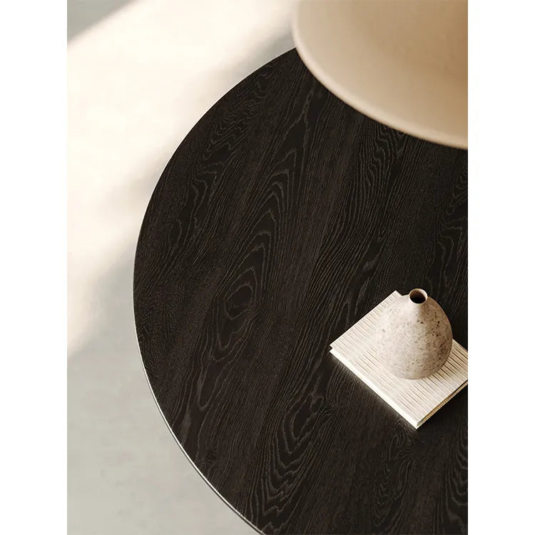 フレンチヴィンテージ風 円形ダイニングテーブル 天然木 中古風 小さめサイズ hjj-3669