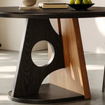 フレンチヴィンテージ風 円形ダイニングテーブル 天然木 中古風 小さめサイズ hjj-3669