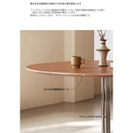 テーブル ライトブラウン 多層板 ステンレス hjj-3674