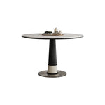 無垢材セラミック天板円形ダイニングテーブル フレンチヴィンテージ風 小さめサイズ リビングダイニング兼用 hjj-3676