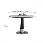 無垢材セラミック天板円形ダイニングテーブル フレンチヴィンテージ風 小さめサイズ リビングダイニング兼用 hjj-3676