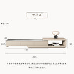 おしゃれなセラミックパイン製テレビ台 - 高級感溢れるデザイン hjl-1180