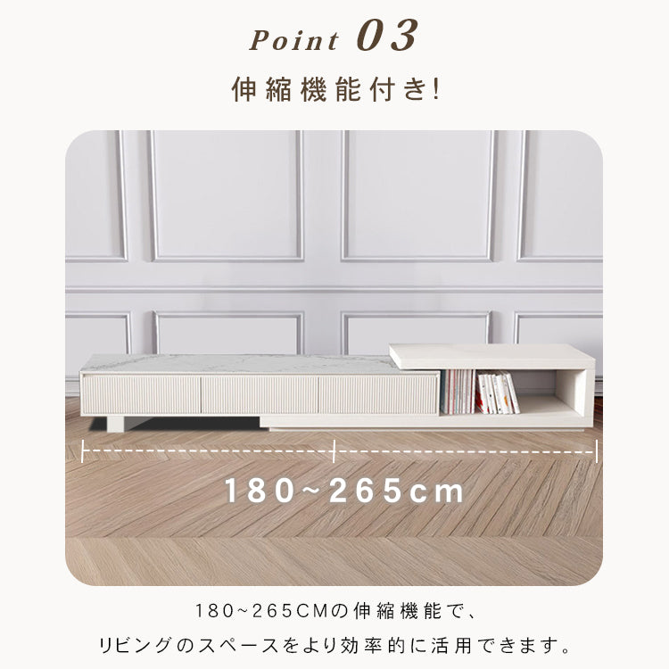 セラミック製高級テレビ台 モダンなデザインと卓越した耐久性 hjl-1182