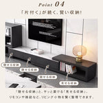 【高級セラミック製テレビ台】エレガントなデザインでリビングを一新 hjl-1188