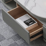 セラミックとパインを活かした高級テレビ台 - モダンな魅力を我が家に hjl-1204