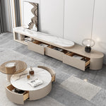 高級セラミック&パイン製テレビ台|エレガントなデザインでお部屋を格上げ hjl-1210