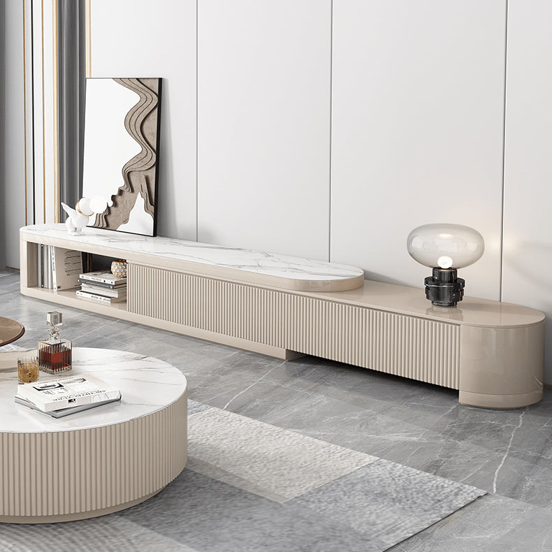 高級セラミック&パイン製テレビ台|エレガントなデザインでお部屋を格上げ hjl-1210