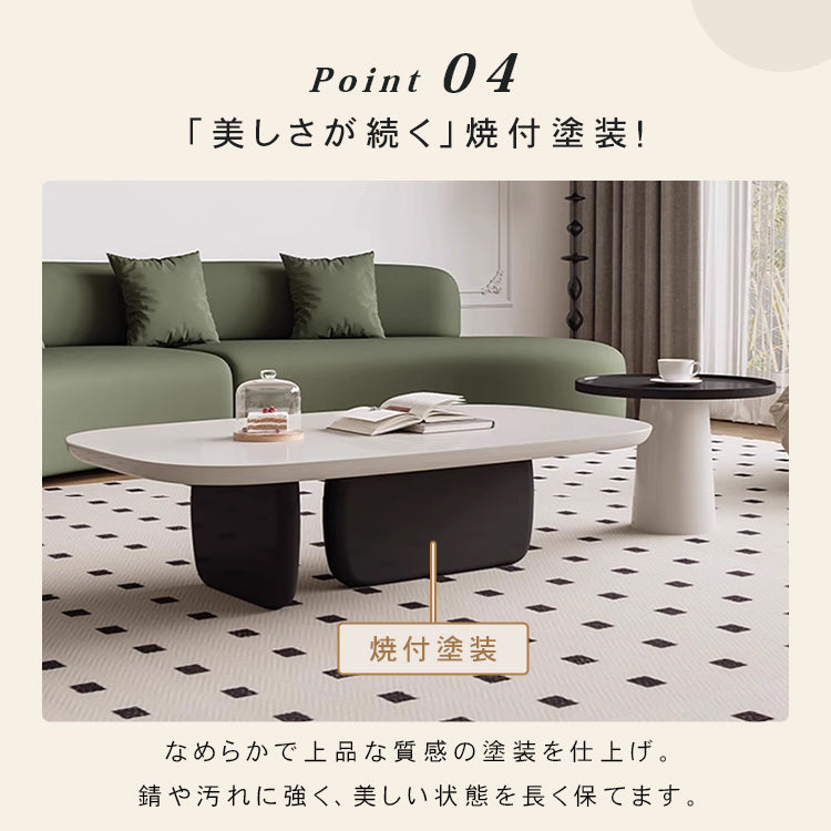 「スタイリッシュなデザインのセンターテーブル - 高品質の材質使用」 hjl-1219