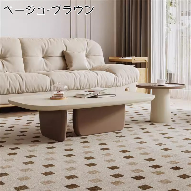 「スタイリッシュなデザインのセンターテーブル - 高品質の材質使用」 hjl-1219