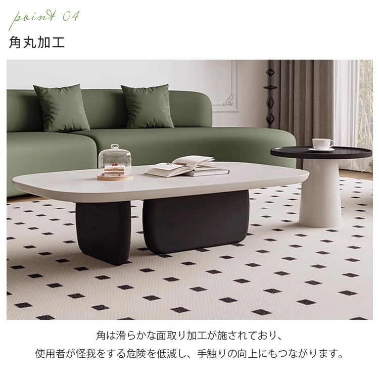 「スタイリッシュなデザインのセンターテーブル - 高品質の材質使用」 hjl-1219