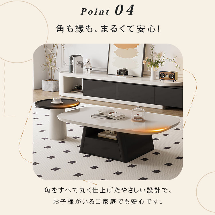 北欧デザインのパイン材センターテーブル - シンプルでおしゃれなインテリア hjl-1232