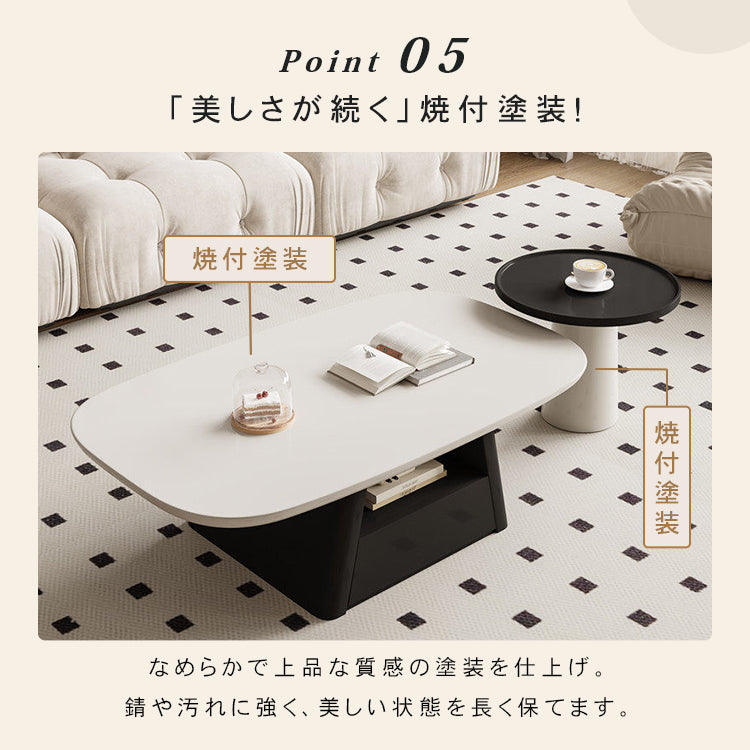北欧デザインのパイン材センターテーブル - シンプルでおしゃれなインテリア hjl-1232