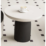 モダンデザイン パイン材 センターテーブル ラウンド型 収納付属 hjl-1876