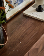 ウォールナットキャビネット - エレガントなデザインの収納家具、リビングやダイニングに最適! hjy-5006