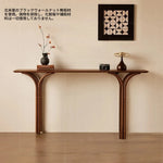 ウォールナット製シンプルデザインテーブル|モダンで洗練されたスタイル|リビング・エントランスに最適 hjy-5008