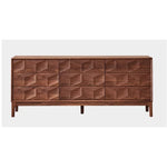 ウォールナット製デザインキャビネット - モダンなインテリアに最適な収納家具 hjy-5010