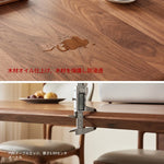 ウォールナットテーブル - シンプルでスタイリッシュなダイニングセット、ナチュラルな木目でお部屋を彩る hjy-5012