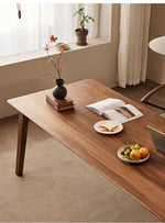 ウォールナットテーブル - シンプルでスタイリッシュなダイニングセット、ナチュラルな木目でお部屋を彩る hjy-5012