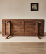 ウォールナットテーブル - シンプルでスタイリッシュなダイニングセット、ナチュラルな木目でお部屋を彩る hjy-5012