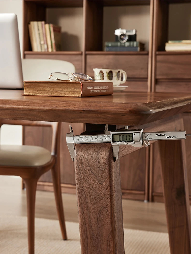 ウォールナットテーブル - シンプルでスタイリッシュなダイニングセット、ナチュラルな木目でお部屋を彩る hjy-5012