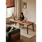 ウォールナットテーブル - シンプルでスタイリッシュなダイニングセット、ナチュラルな木目でお部屋を彩る hjy-5012