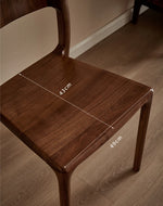 ウォールナット製シンプルデザインチェア|洗練されたスタイルでお部屋を引き立てる家具 hjy-5014