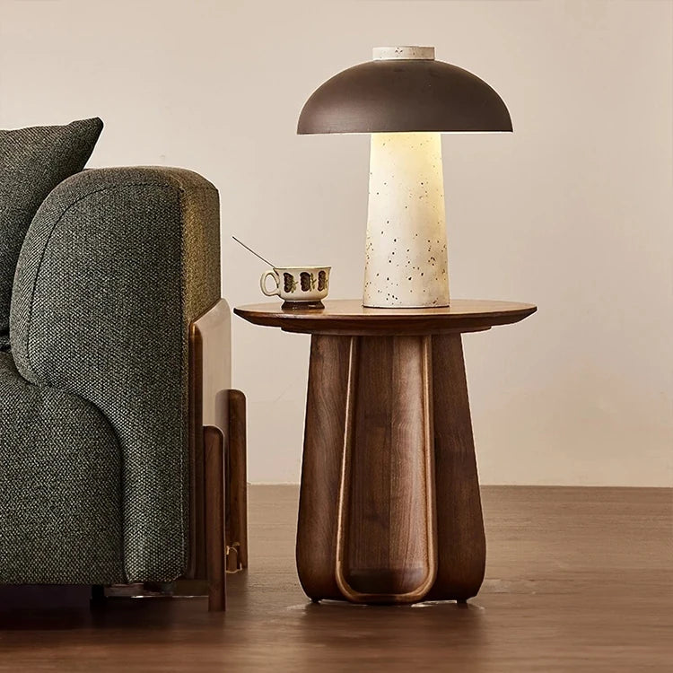 スタイリッシュなウォールナット製センターテーブル - モダンなリビング空間に最適な家具 hjy-5015