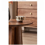 スタイリッシュなウォールナット製センターテーブル - モダンなリビング空間に最適な家具 hjy-5015