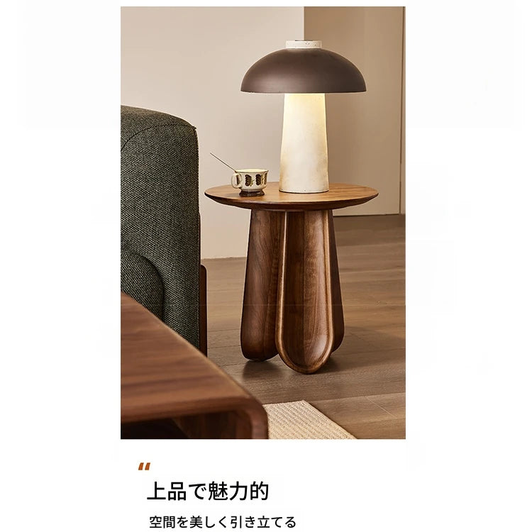 スタイリッシュなウォールナット製センターテーブル - モダンなリビング空間に最適な家具 hjy-5015