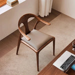 ウォールナットエアレザー使用 おしゃれなデザインチェア - あなたのインテリアを引き立てる高級感溢れる一脚 hjy-5016