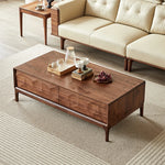 ウォールナット製 センターテーブル おしゃれでスタイリッシュなリビングの必需品 hjy-5018