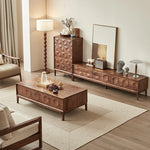 ウォールナット製 センターテーブル おしゃれでスタイリッシュなリビングの必需品 hjy-5018